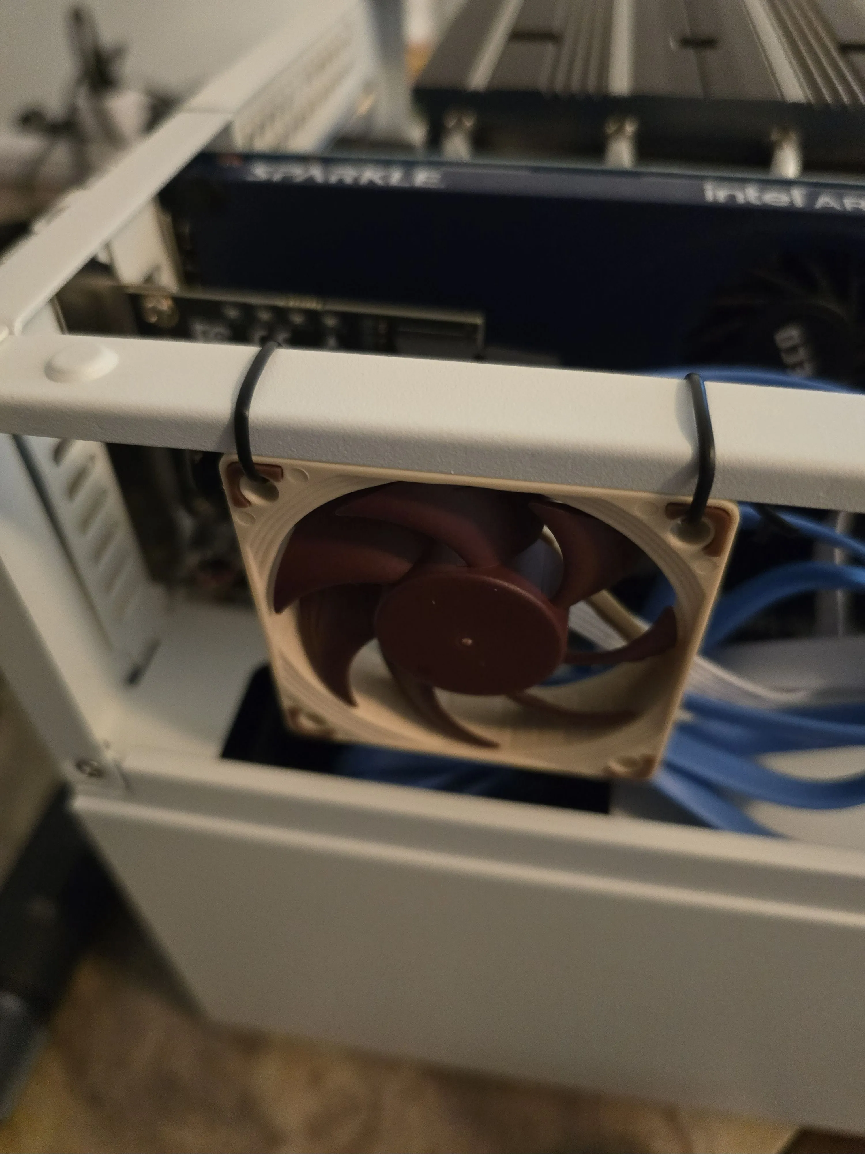 Fan inside tyler to cool down PCI card